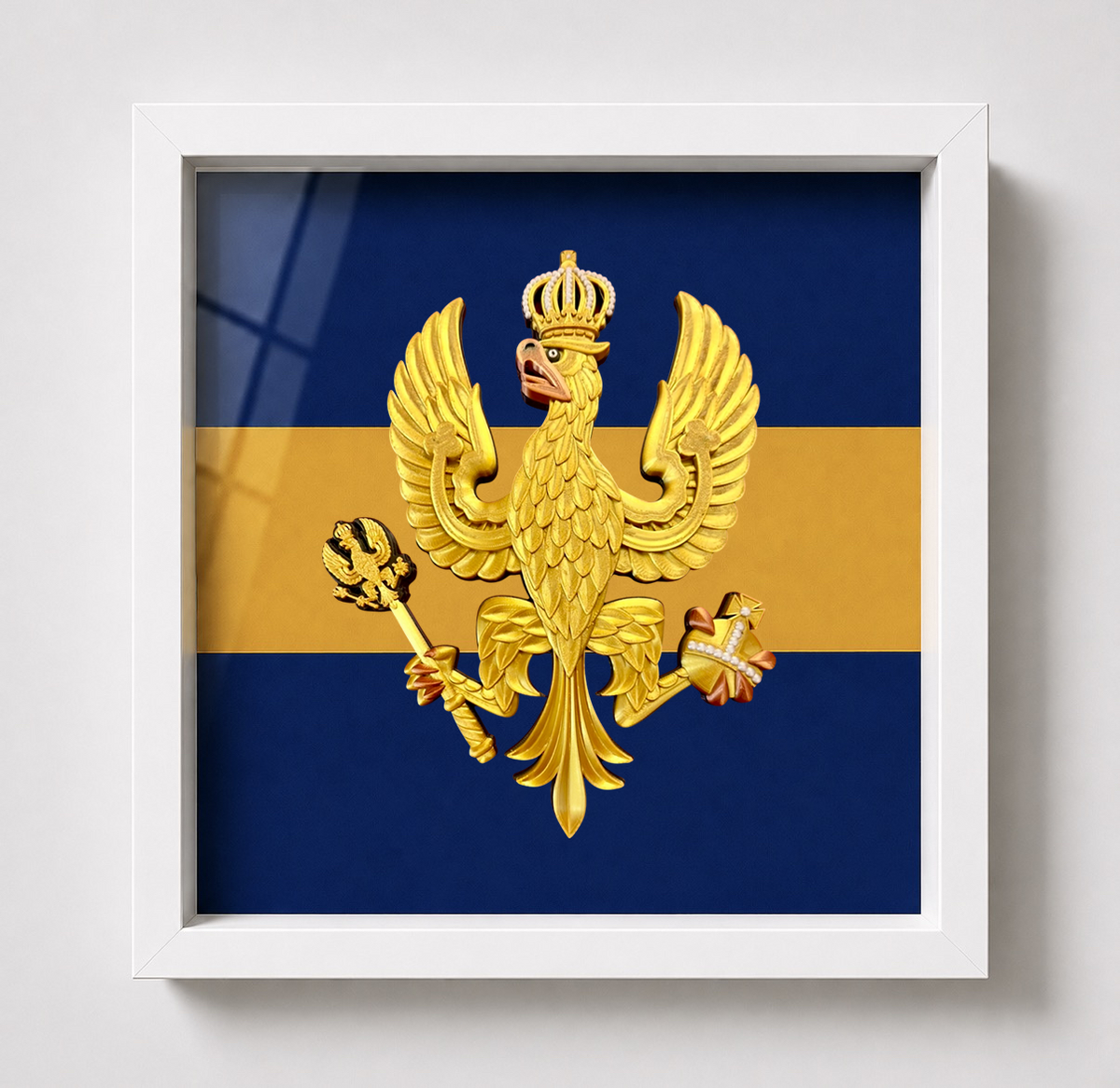 14th/20th King's Hussars Cap Badge Display Frame | Officially Licensed