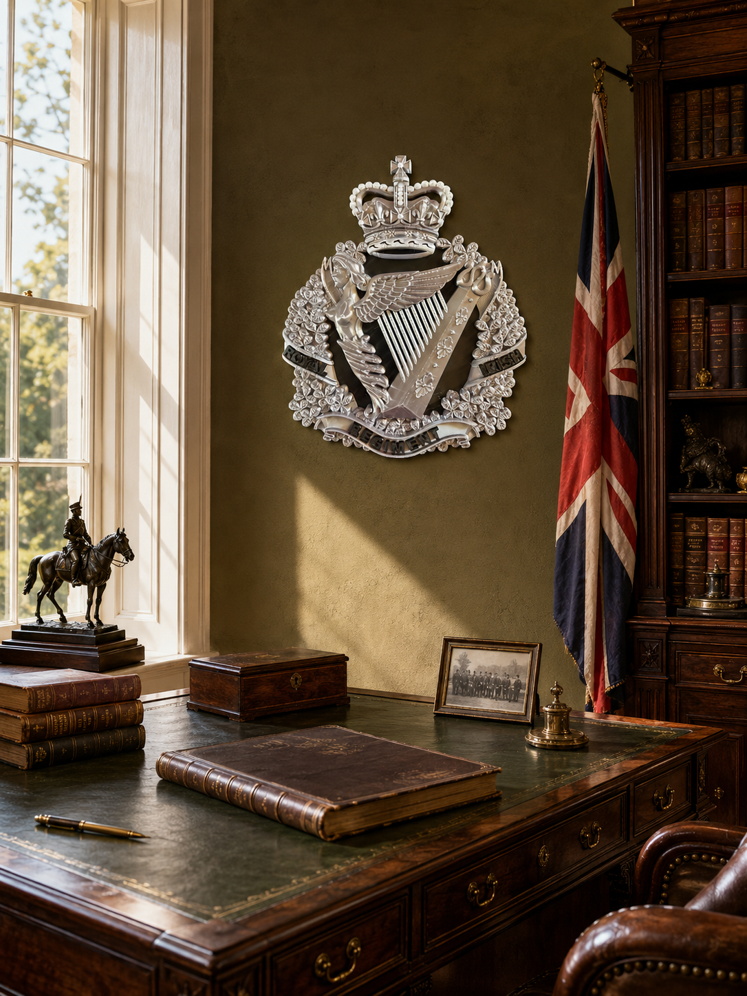 The Royal Irish Regiment Regimental Emblem | Queen's Crown | Officially Licensed