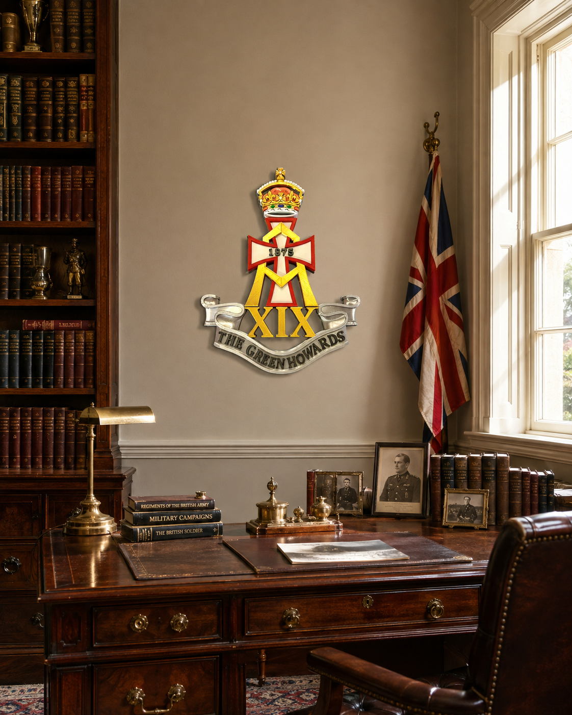 The Green Howards Cap Badge | Full Colour | Officially Licensed