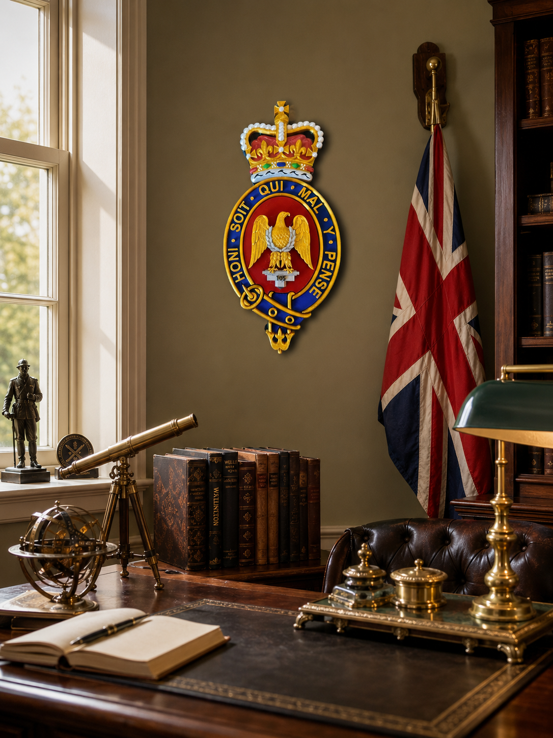 Blues and Royals Waterloo Eagle Regimental Device – Queen's Crown | Officially Licensed