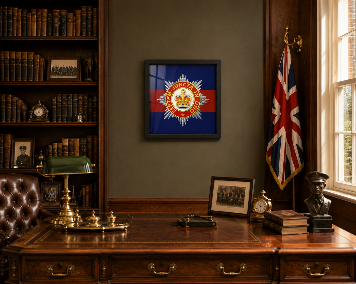 Household Division Queen's Crown Star Display Frame | Officially Licensed