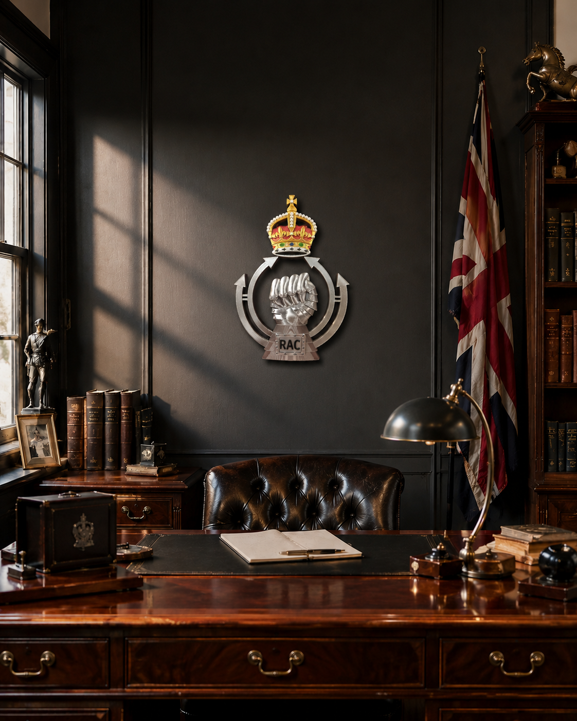 Royal Armoured Corps Cap Badge King's Crown | Officially Licensed