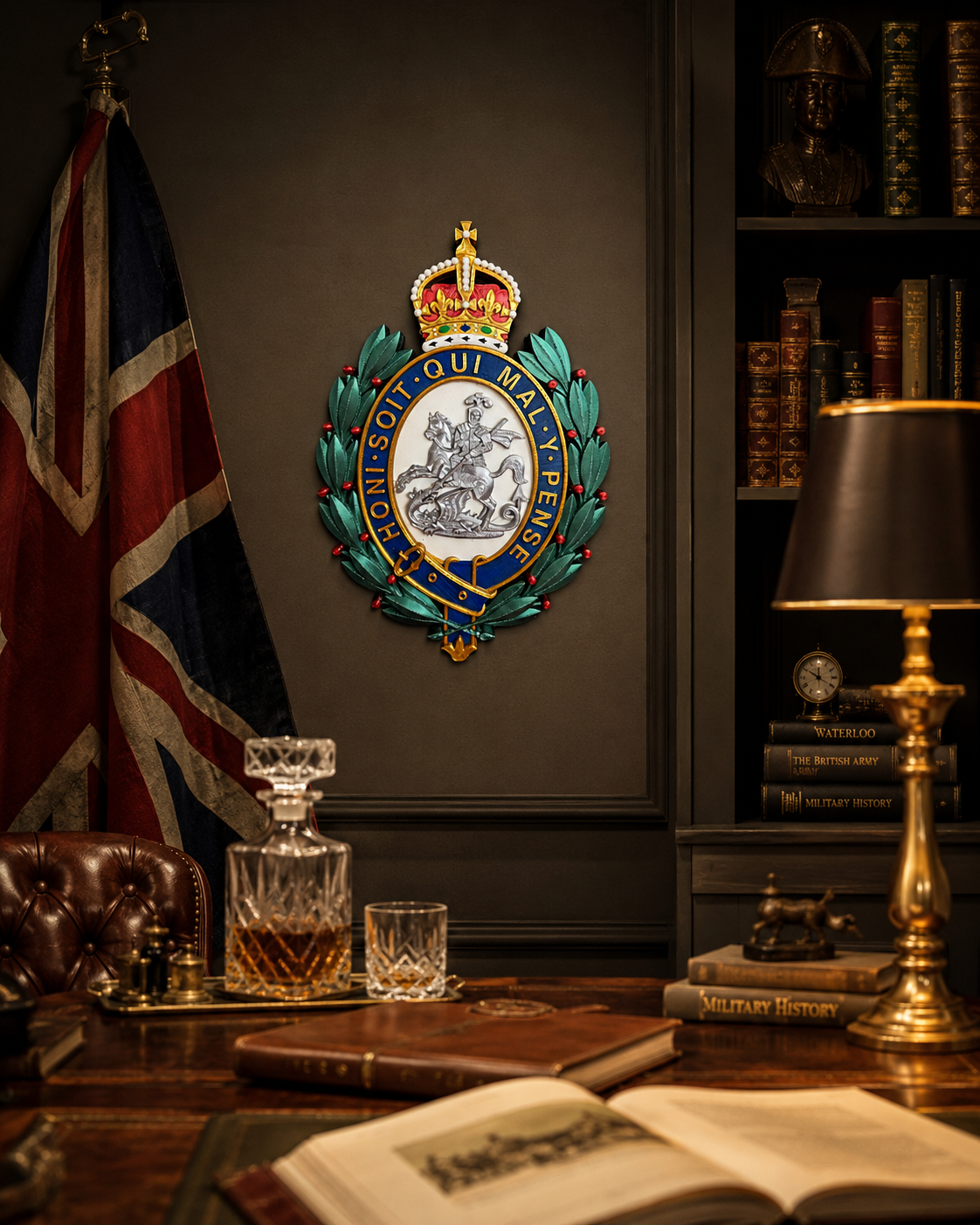 Royal Regiment of Fusiliers Regimental Emblem King's Crown | Officially Licensed