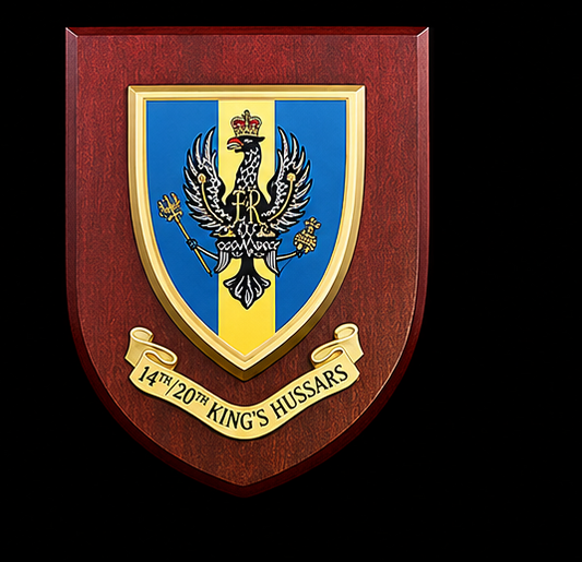 14th/20th King's Hussars - Wall Shield Plaque | MOD Licensed Seller