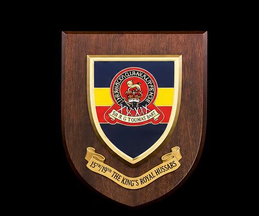 15th/19th The King's Royal Hussars - Wall Shield Plaque | MOD Licensed Seller