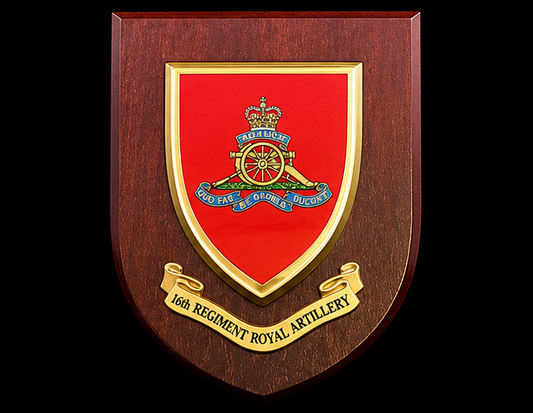 1st Bty Royal Artillery - Wall Shield Plaque | MOD Licensed Seller