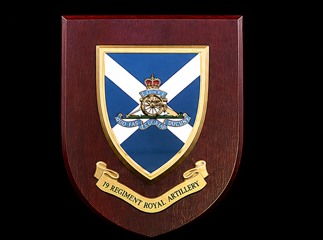 19 Regt Royal Artillery - Wall Shield Plaque | MOD Licensed Seller
