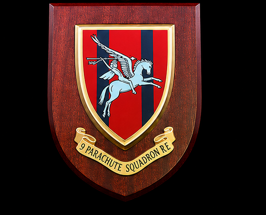9 Parachute Sqn RE - Wall Shield Plaque | MOD Licensed Seller
