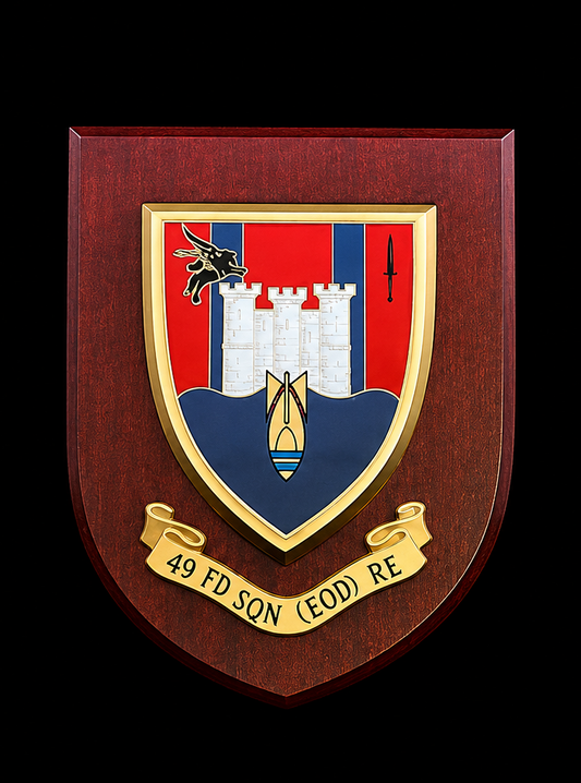 49 Fd Sqn - Wall Shield Plaque | MOD Licensed Seller