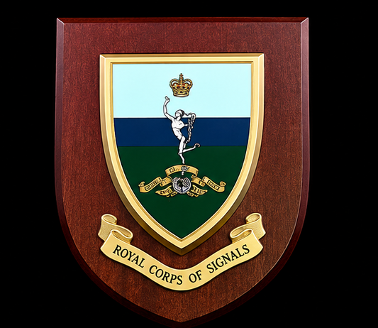 Royal Signals (Royal Corps of Signals) (RS) - Wall Shield Plaque | MOD Licensed Seller
