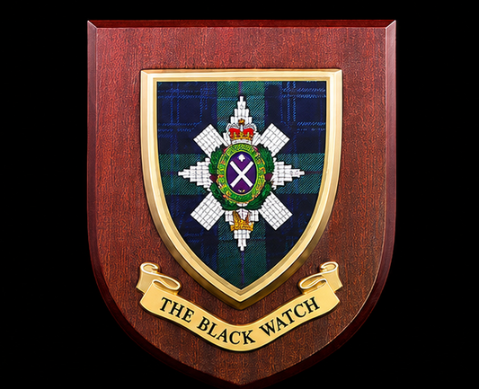 The Black Watch (Royal Highland Regiment) - Wall Shield Plaque | MOD Licensed Seller