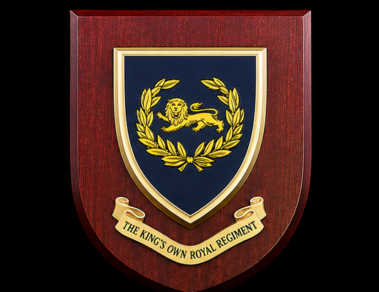 The King's Own Royal Regiment - Wall Shield Plaque | MOD Licensed Seller