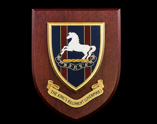 The King's Regiment (Liverpool) - Wall Shield Plaque | MOD Licensed Seller