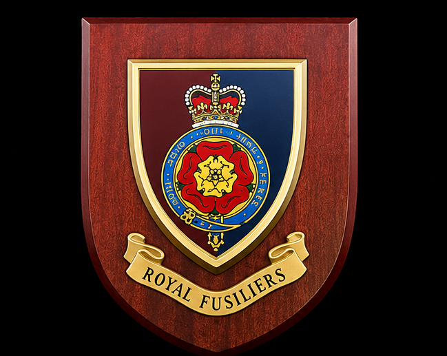 The Royal Fusiliers (City of London Regiment) - Wall Shield Plaque | MOD Licensed Seller