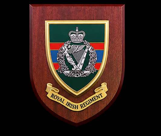 The Royal Irish Regiment (RIR) - Wall Shield Plaque | MOD Licensed Seller