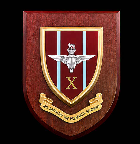 10th Bn The Parachute Regiment - Wall Shield Plaque | MOD Licensed Seller