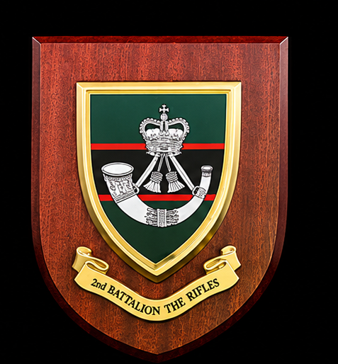 2nd Bn The Rifles - Wall Shield Plaque | MOD Licensed Seller