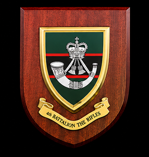 4th Bn The Rifles - Wall Shield Plaque | MOD Licensed Seller