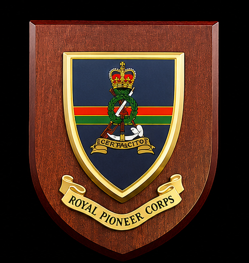 Royal Pioneer Corps (RPC) - Wall Shield Plaque | MOD Licensed Seller
