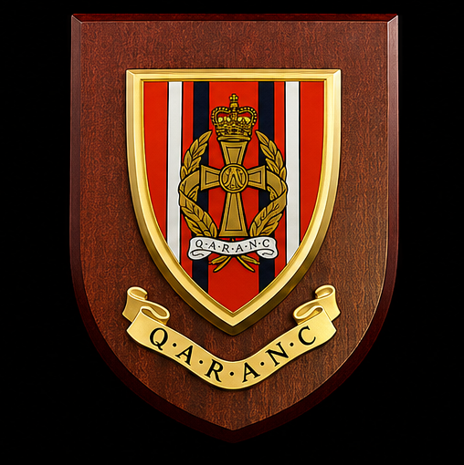 Queen Alexandra's Royal Army Nursing Corps (QARANC) - Wall Shield Plaque | MOD Licensed Seller
