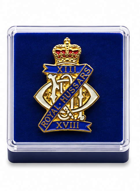 13th/18th Royal Hussars - British Military Lapel Pin Badge |  MOD Licensed