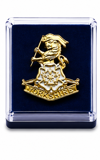 Yorkshire Regiment (Gold Colour) - British Military Lapel Pin Badge |  MOD Licensed