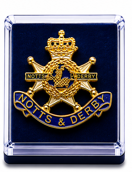 The Sherwood Foresters (Notts & Derby) - British Military Lapel Pin Badge |  MOD Licensed