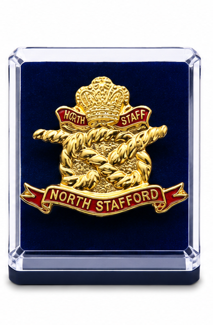 The North Staffordshire Regiment - British Military Lapel Pin Badge |  MOD Licensed