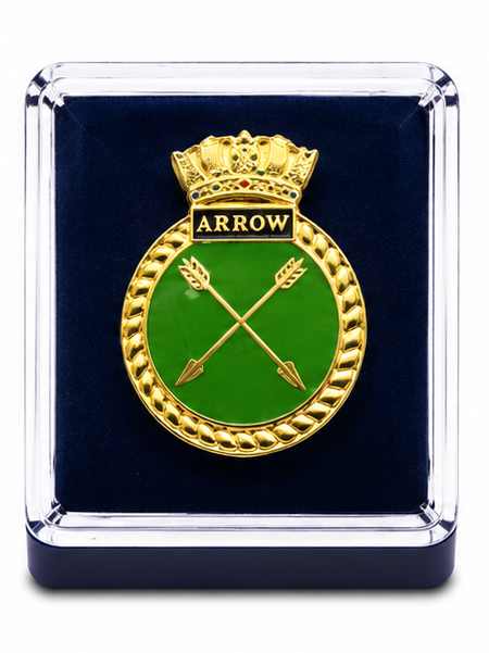 HMS ARROW - British Military Lapel Pin Badge |  MOD Licensed