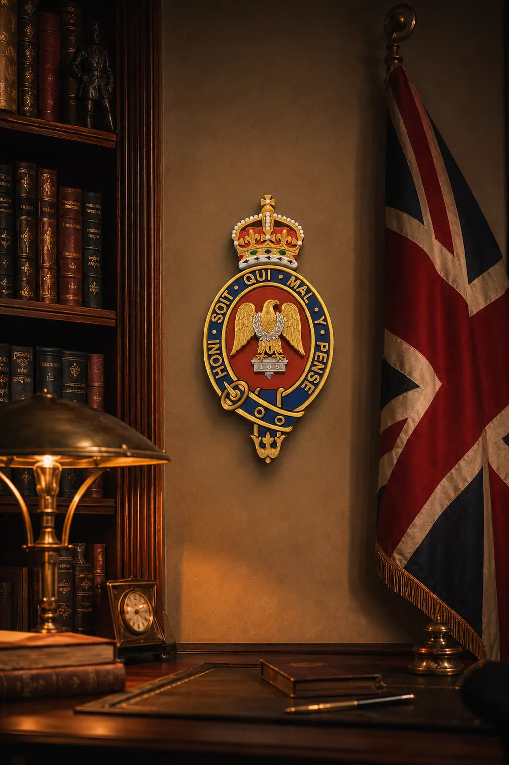 Blues and Royals Waterloo Eagle Regimental Device – King's Crown | Officially Licensed