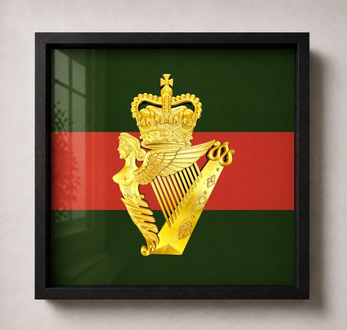 Ulster Defence Regiment Cap Badge Display Frame | Officially Licensed