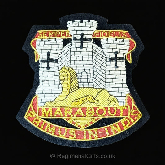 The Devonshire & Dorset Regiment (D&D) - Blazer Badge - Handmade - MOD Licenced Seller