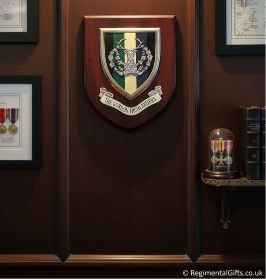 Gordon Highlanders - Wall Shield Plaque | MOD Licensed Seller