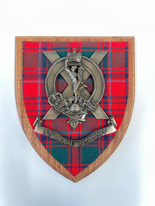 32nd Signals Regiment – Shield Wall Plaque