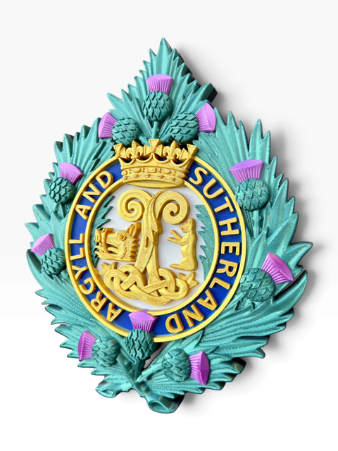 Argyll and Sutherland Highlanders Cap Badge | Officially Licensed