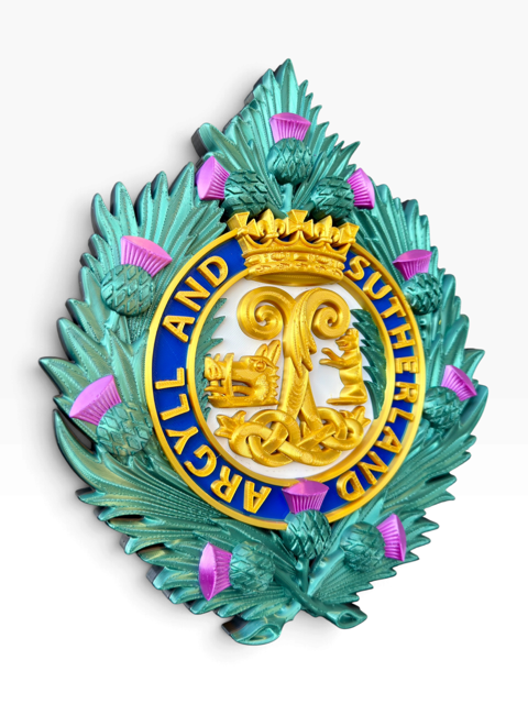 Argyll and Sutherland Highlanders Cap Badge | Officially Licensed