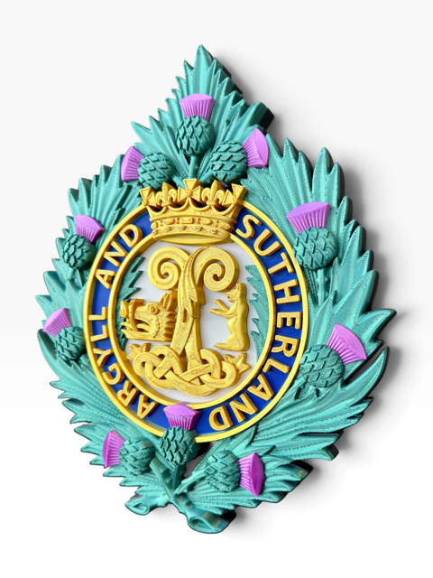 Argyll and Sutherland Highlanders Cap Badge | Officially Licensed