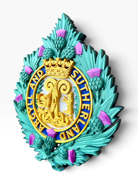 Argyll and Sutherland Highlanders Cap Badge | Officially Licensed