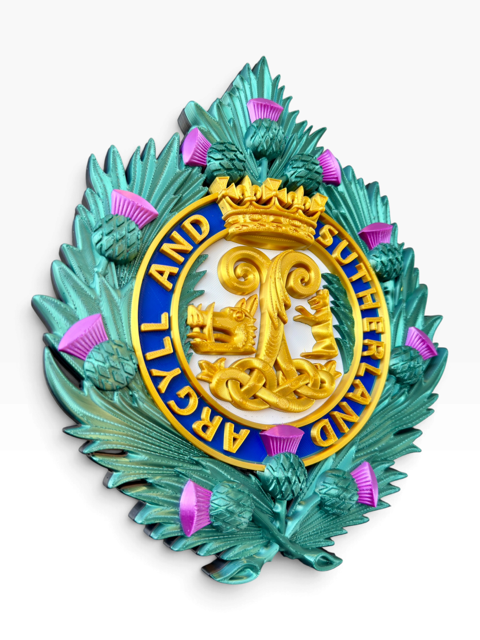 Argyll and Sutherland Highlanders Cap Badge | Officially Licensed