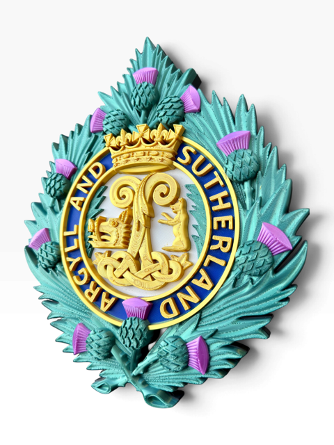 Argyll and Sutherland Highlanders Cap Badge | Officially Licensed