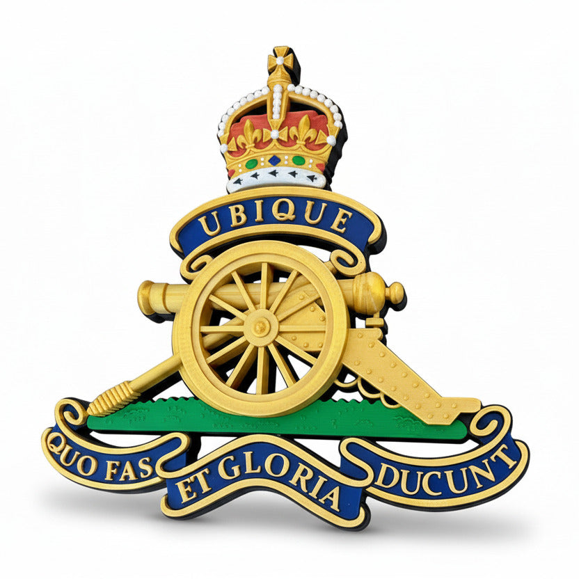 Royal Regiment of Artillery King's Crown Cap Badge | Officially Licensed
