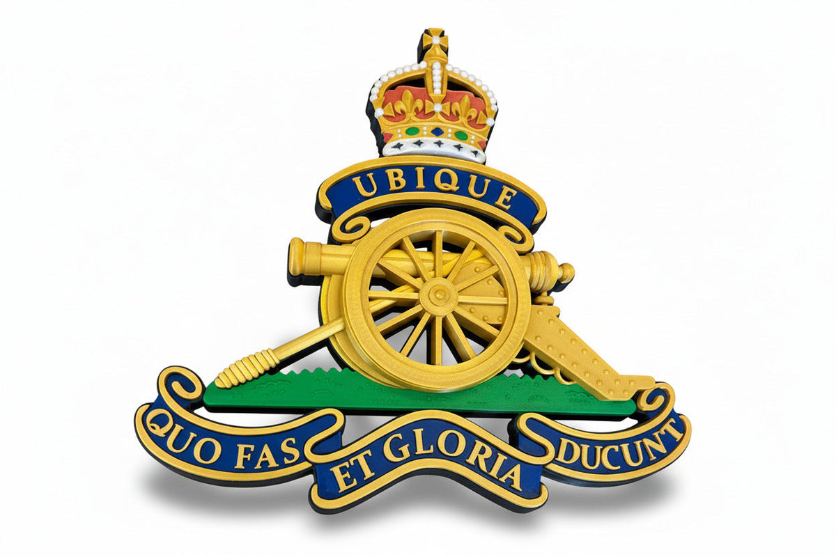 Royal Regiment of Artillery King's Crown Cap Badge | Officially Licensed