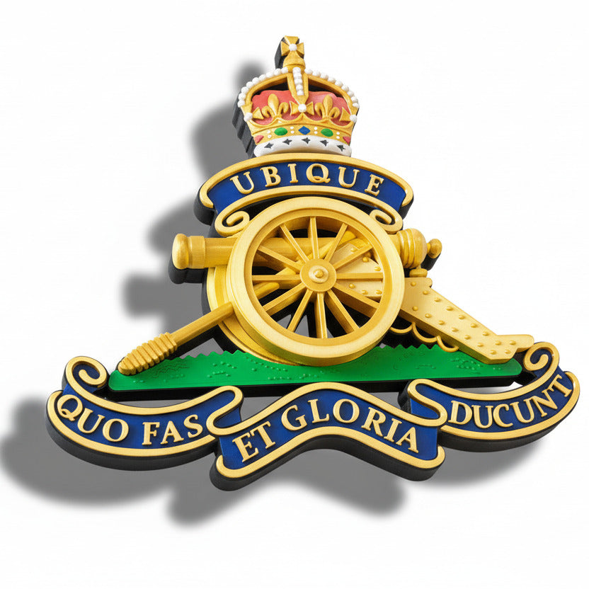 Royal Regiment of Artillery King's Crown Cap Badge | Officially Licensed