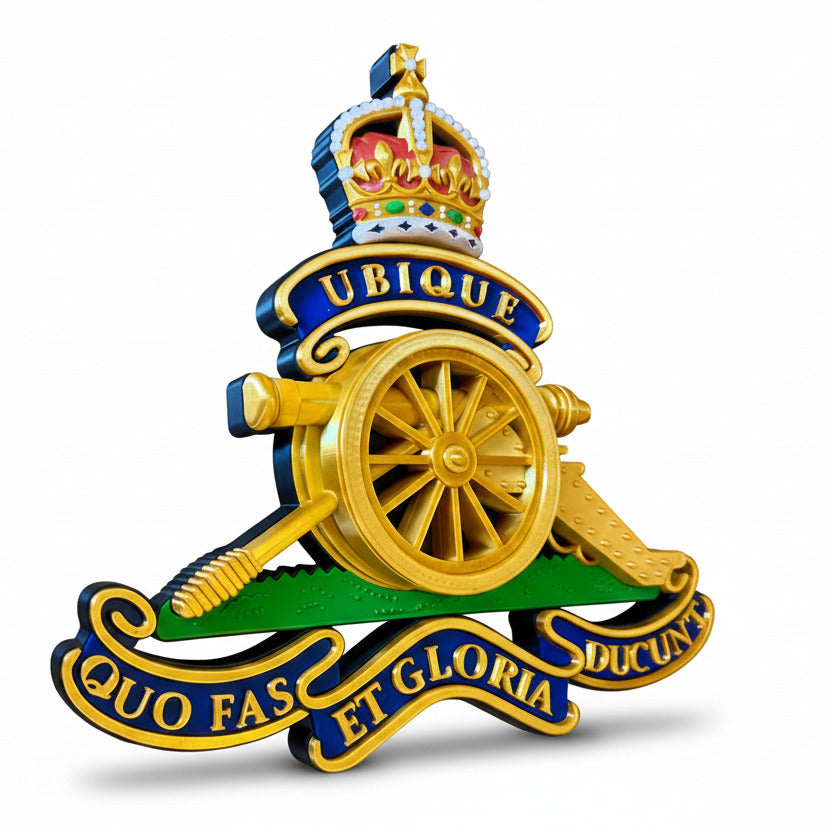 Royal Regiment of Artillery King's Crown Cap Badge | Officially Licensed