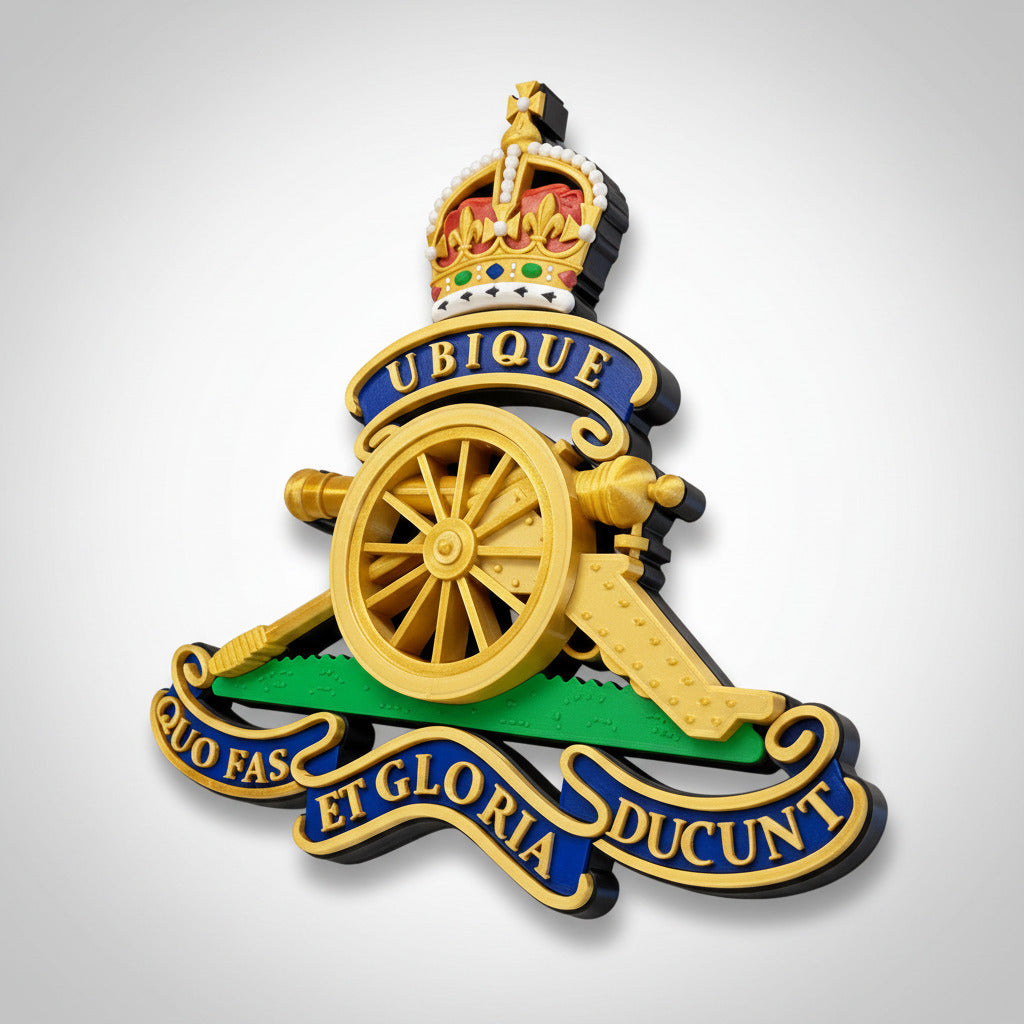 Royal Regiment of Artillery King's Crown Cap Badge | Officially Licensed