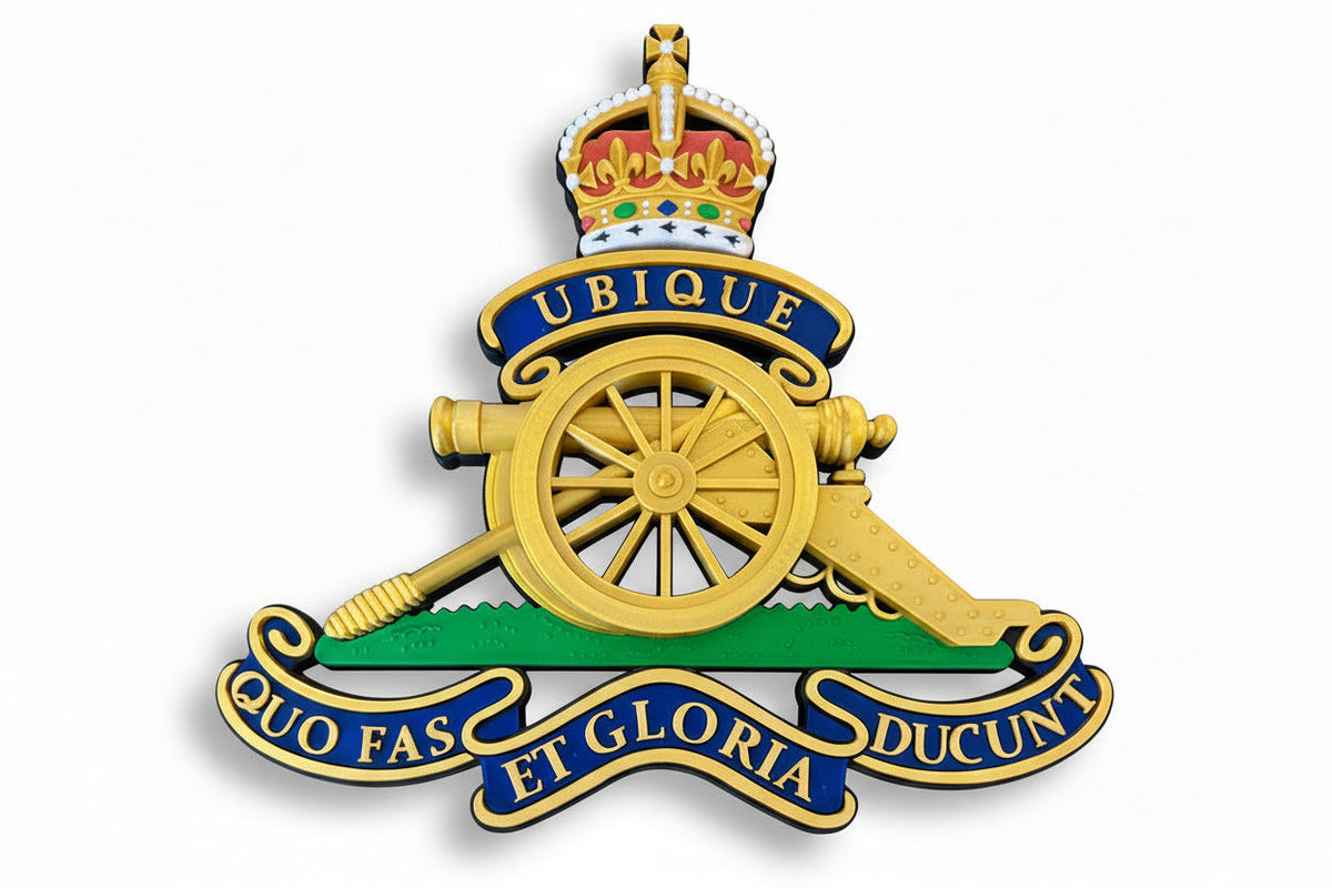 Royal Regiment of Artillery King's Crown Cap Badge | Officially Licensed