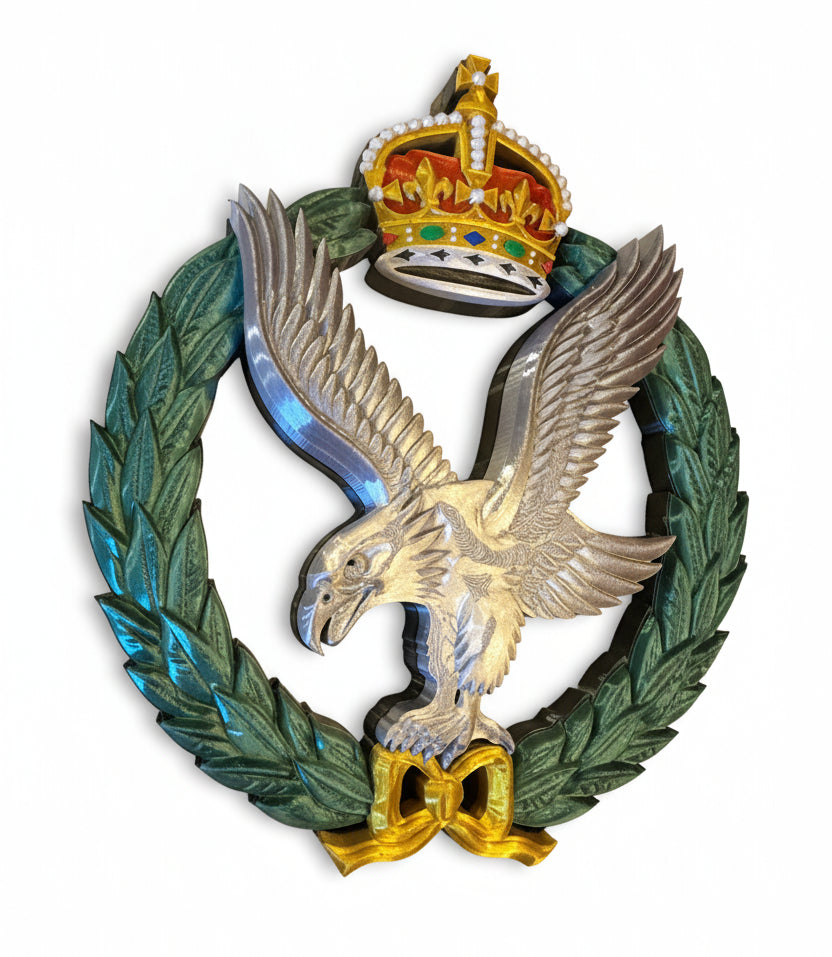 Army Air Corps King's Crown Cap Badge | Officially Licensed