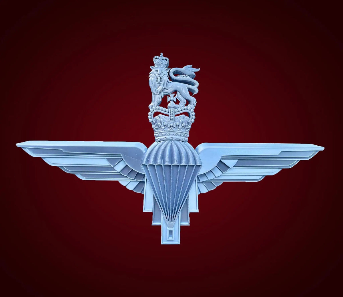 Parachute Regiment Queen's Crown XL Cap Badge | Officially Licensed
