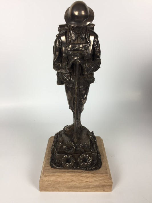 WW1 Remembrance Tommy – Cold Cast Bronze Military Memorial Statue