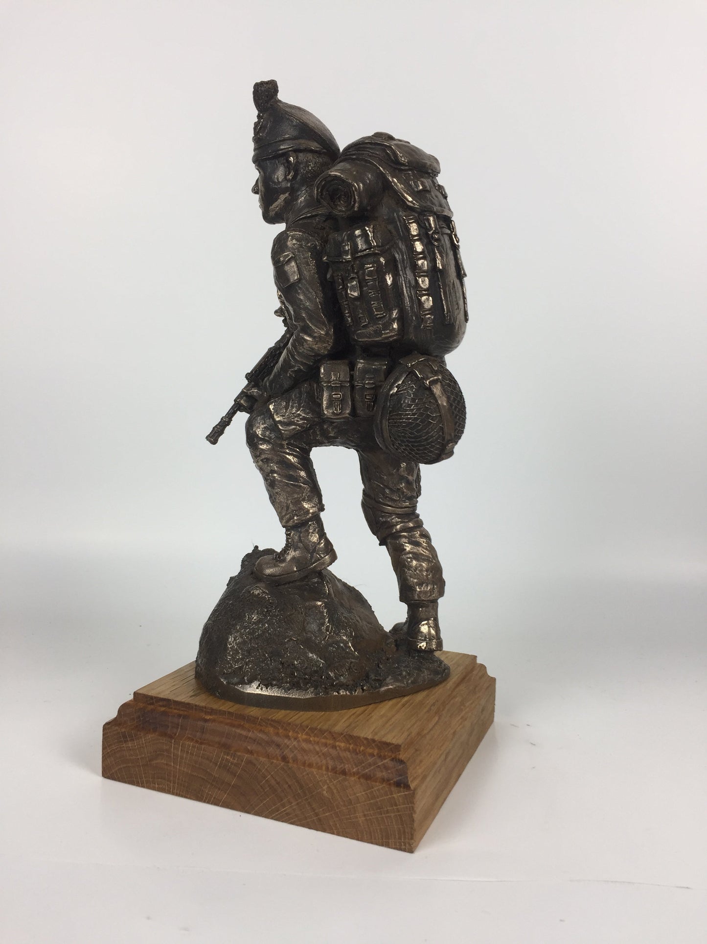 Royal Irish Ranger SA80 Caubeen Cold Cast Bronze Military Statue